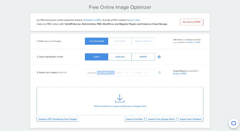 picture optimizer for website