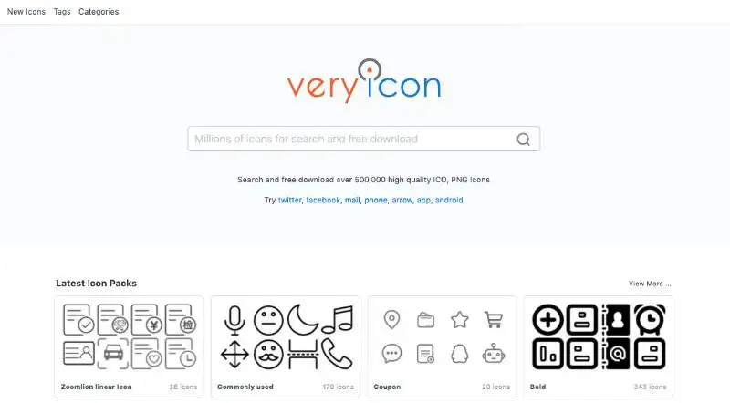 Categories - Free web icons